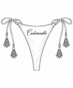 Customisable Bridal Secret Bra & Panty Set | Write Your Own