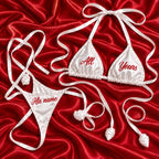 Customisable Bridal Secret Bra & Panty Set | Write Your Own